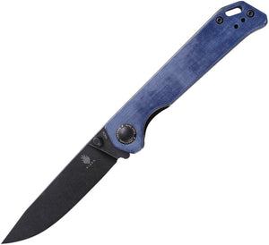 Kizer Cutlery Begleiter Blue Denim Micarta Folding Knife 44582c1