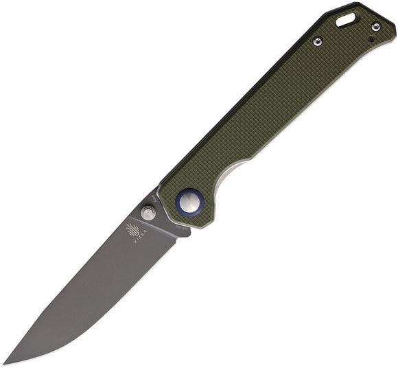 Kizer Cutlery Begleiter Linerlock Green Folding Knife 4458n2