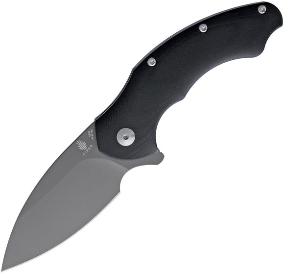 Kizer Cutlery Roach Linerlock Black N690 Folding Knife V4477N1