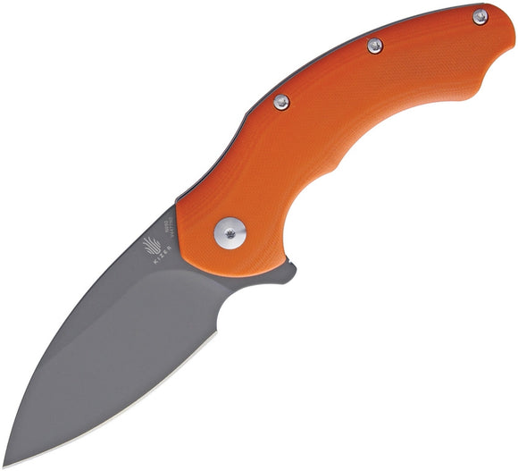 Kizer Cutlery Roach Linerlock Orange Folding Knife v4477n2