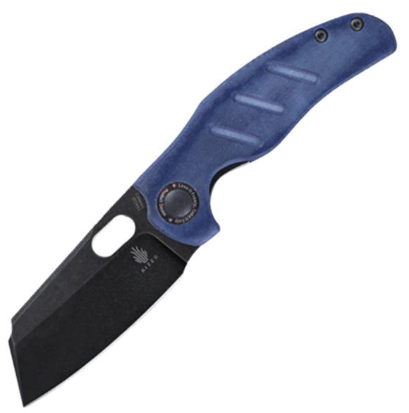 Kizer Cutlery Sheepdog C01C Linerlock Blue Denim Micarta Folding Knife 4488c2