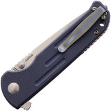 Kizer Cutlery Justice Blue Linerlock Folding Knife v4543n1