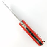 Kizer Cutlery Comfort Red G10 Folding Knife 154cm stonewashed blade 4559c1