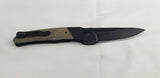 Kizer Cutlery In Yan Linerlock Black G10/Green Micarta Folding N690 Knife 4573N1