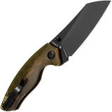 Kizer Cutlery Towser K Linerlock PEI Ultem Folding Black 154CM Knife V4593C6