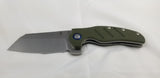 Kizer Cutlery Sheepdog XL Green G10 Folding 154CM Pocket Knife V5488C2