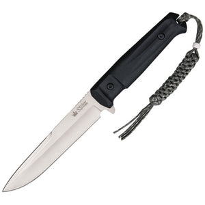 Kizlyar Alpha Tactical Echelon Black Handle Satin D2 Steel Fixed Knife 0004