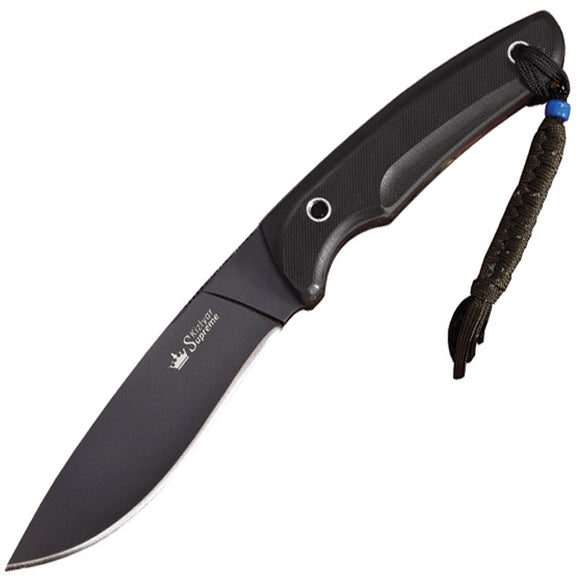 Kizlyar Savage Black G10 Handle D2 Steel Kukri Style Fixed Knife w/ Sheath 0032