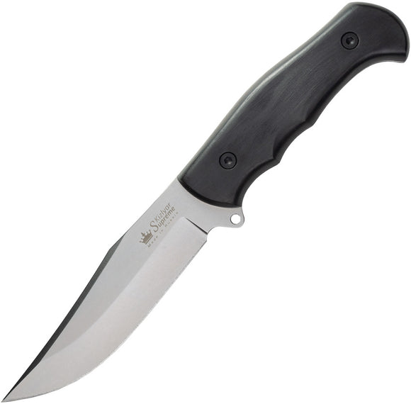 Kizlyar Caspian D2 Stonewashed Carpinus Fixed Blade Knife 0043