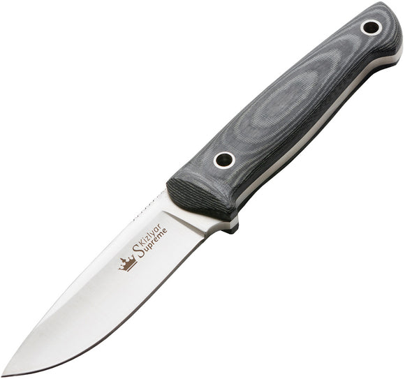 Kizlyar Santi Small & Medium Game Hunters Black & Gray AUS-8 Fixed Knife 0045