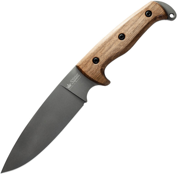 Kizlyar Shark Lohmann PGK TW Walnut Fixed Blade Knife 0101