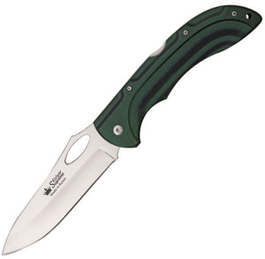 Kizlyar Dream Lockback Green & Black Micarta TiNi 440C Knife w/ Sheath 0166