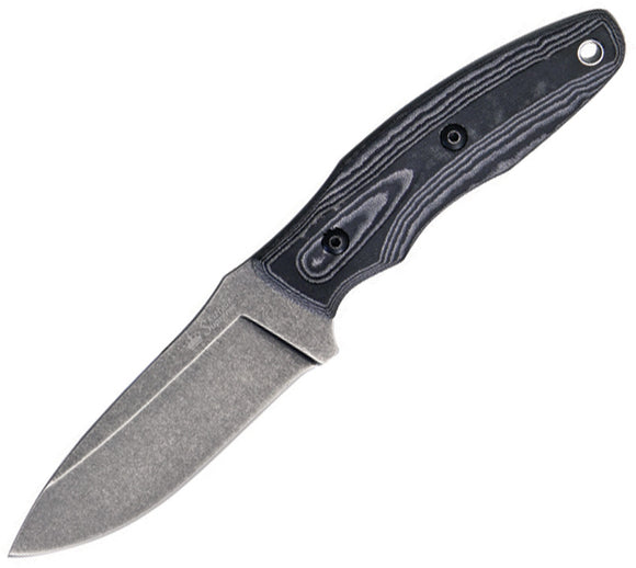 Kizlyar Urban Fixed D2 Tool Steel Blade Black Micarta Handle Utility Knife 0231