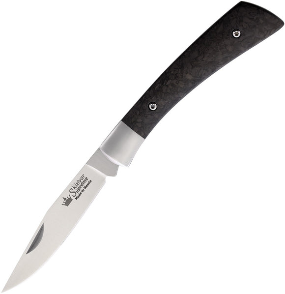 Kizlyar Gent Folder Carbon Fiber Handle Stainless D2 Steel Pocket Knife 0233