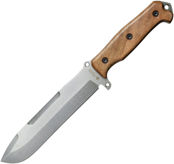 Kizlyar Survivalist Full Tang Fixed Satin AUS-8 Stainless Knife w/ Sheath 0241
