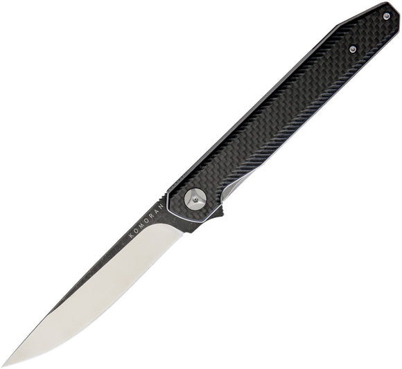 Komoran Linerlock Carbon Fiber/G10 Folding Pocket Knife 023