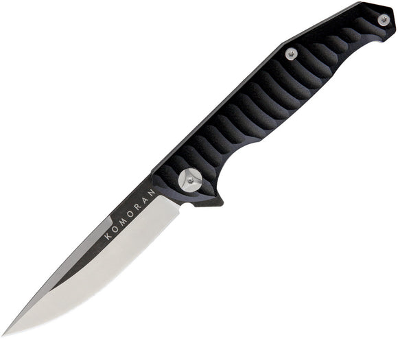 Komoran Linerlock Black G10 Folding Pocket Knife 024
