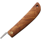 Kotoh Knives Burma Padouk Wood Folding D2 Stainless Steel Pocket Knife 422460