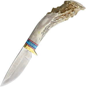Ken Richardson Knives Small Drop Point Hunter Fixed Blade Knife 1403TDP