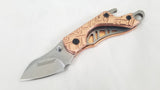 Kershaw Cinder Copper Linerlock Folding Pocket Knife Bottle Opener 1025CUX