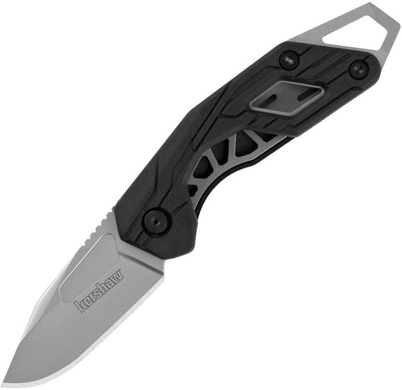 Kershaw Diode Folding Knife Linerlock Black Nylon 3Cr13 Drop Point Blade 1230X