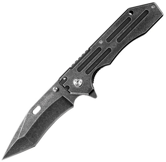 Kershaw Lifter Framelock A/O Tanto Blade Blackwash Folding Knife EDC 1302BW