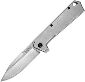 Kershaw Passage A/O Stainless Steel Stonewashed Folding 8Cr13MoV Knife 1361X