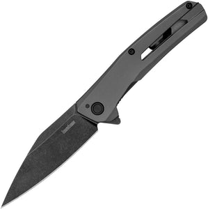 Kershaw Flyby Framelock A/O Gray Stainless Folding D2 Steel Pocket Knife 1404