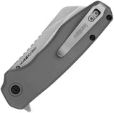 Kershaw Wharf Linerlock A/O Gray GFN Folding 8Cr13MoV Pocket Knife 1414