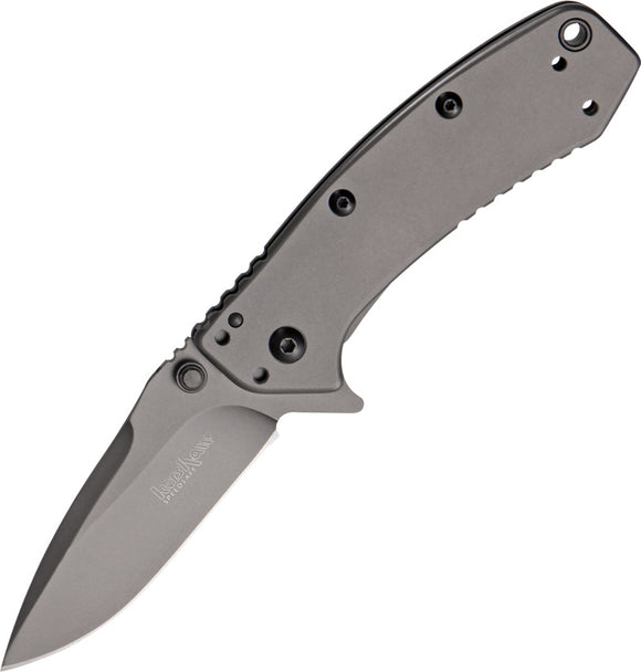 Kershaw Cryo Rick Hinderer Framelock Titanium Blade A/O Folding Knife EDC 1555TI