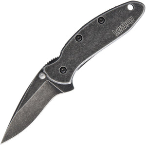 Kershaw Chive Framelock A/O Blackwash Folding Knife 1600BLKBW