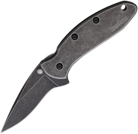 Kershaw Chive Framelock A/O Black 2Cr13 Folding Stainless Pocket Knife 1600BLKW