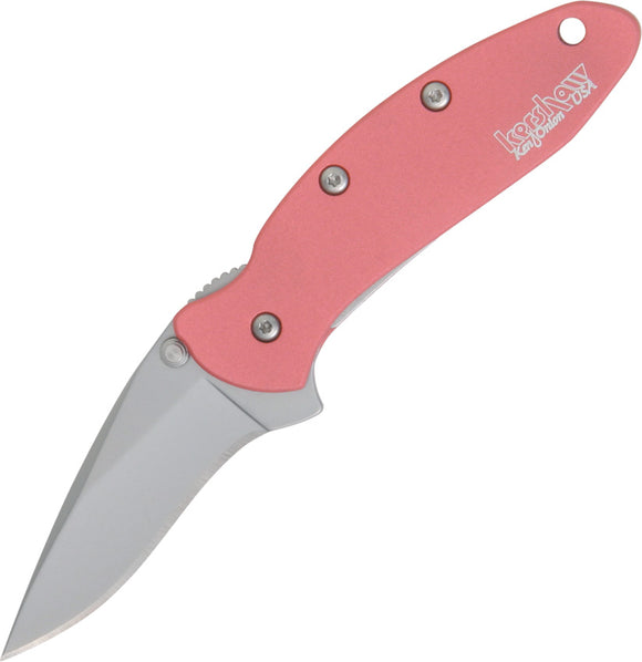 Kershaw Chive Framelock A/O Assisted Pink Folding Knife 1600p