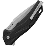 Kershaw Lateral Linerlock A/O Black GFN Folding 8Cr13MoV Pocket Knife 1645