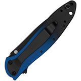 Kershaw Leek Gradient Blue & Black Aluminum Folding MagnaCut Knife 1660GBLUBK