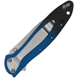 Kershaw Leek Gradient Blue & Black Aluminum Folding MagnaCut Knife 1660GBLU