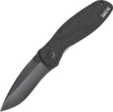 Kershaw Blur Linerlock A/O Drop Pt Blade Black Handle Folding Knife EDC 1670BLK