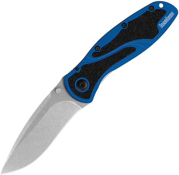 Kershaw Blur Linerlock A/O Blue Aluminum Folding MagnaCut Pocket Knife 1670NBMAG