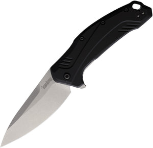 Kershaw Link Folding Knife Linerlock Black Aluminum 20CV Clip Point 1776BLK20CV