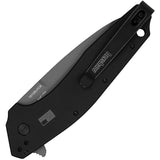 Kershaw Dividend Composite Linerlock A/O Black Aluminum Folding Knife 1812BLKCB