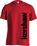 Kershaw Black Logo Size XX- Large (2XL) Red Short Sleeve Men's T-Shirt 182XXL