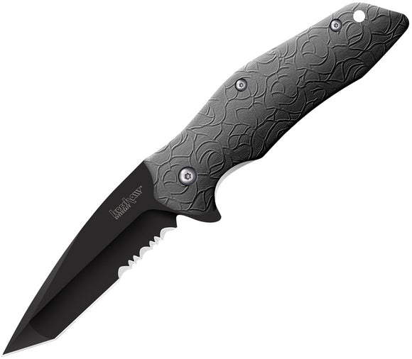 Kershaw Kuro Linerlock A/O Black 8Cr13MoV Folding Tanto Pt Knife 1835TBLKST