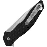 Kershaw Shoreline Linerlock A/O Black Nylon 8Cr13MoV Steel Folding Pocket Knife 1845