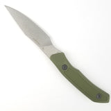 Kershaw Deschutes Caper Fixed Blade Knife Green D2 Steel w/ Belt Sheath 1882