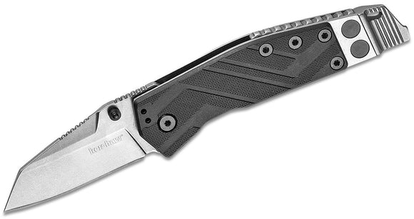 Kershaw Barge 8Cr13MoV Plain Edge Framelock Knife Sheepsfoot Blade 1945