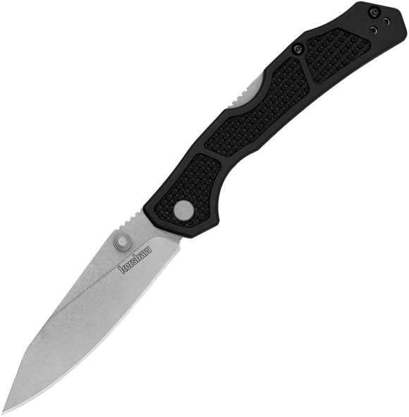 Kershaw Cargo Pocket Knife Lockback Black GFN Folding D2 Steel Clip Point 2033