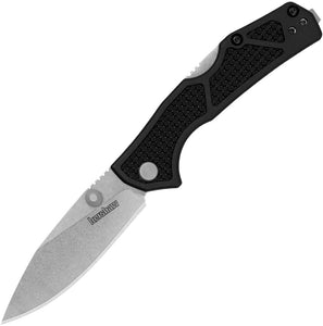 Kershaw Debris Pocket Knife Lockback Black GFN Folding D2 Steel Drop Point 2034