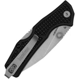 Kershaw Debris Pocket Knife Lockback Black GFN Folding D2 Steel Drop Point 2034