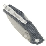 Kershaw Debris Pocket Knife Lockback Black GFN Folding D2 Steel Drop Point 2034