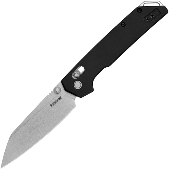 Kershaw Iridium DuraLock Black Aluminum Folding D2 Reverse Tanto Knife 2038R